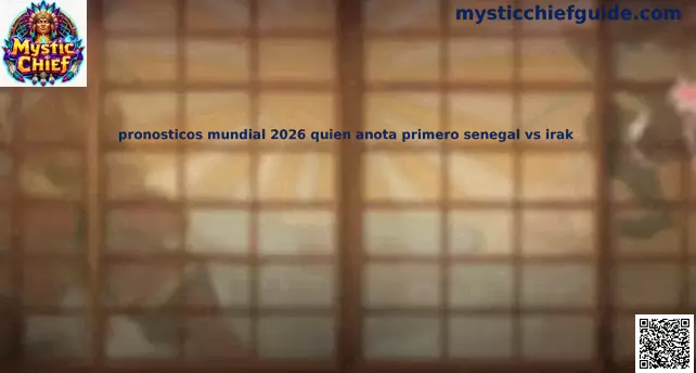 Esquema táctico Senegal vs Irak 2026