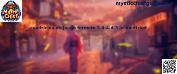 Cuadrícula de juego formato 3-4-4-4-3 assimétrico