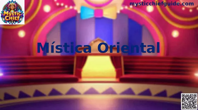 Escena visual de Mística Oriental con estética inspirada en símbolos de fortuna para Mystic Chief
